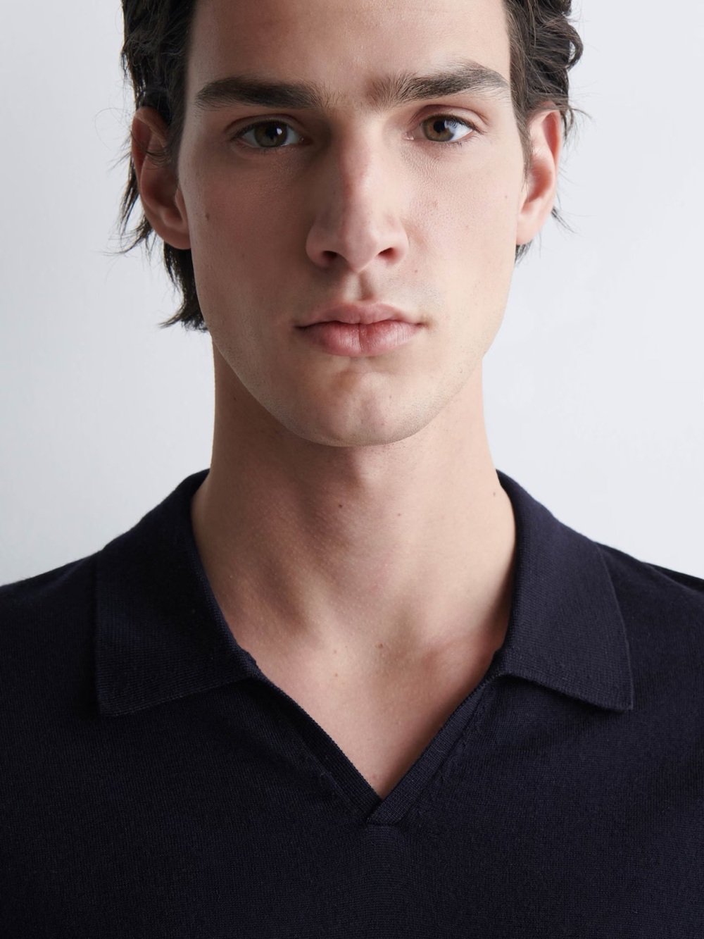 NWT (size small) COS OPEN-COLLAR MERINO WOOL POLO SHIRT - Picture 5 of 7